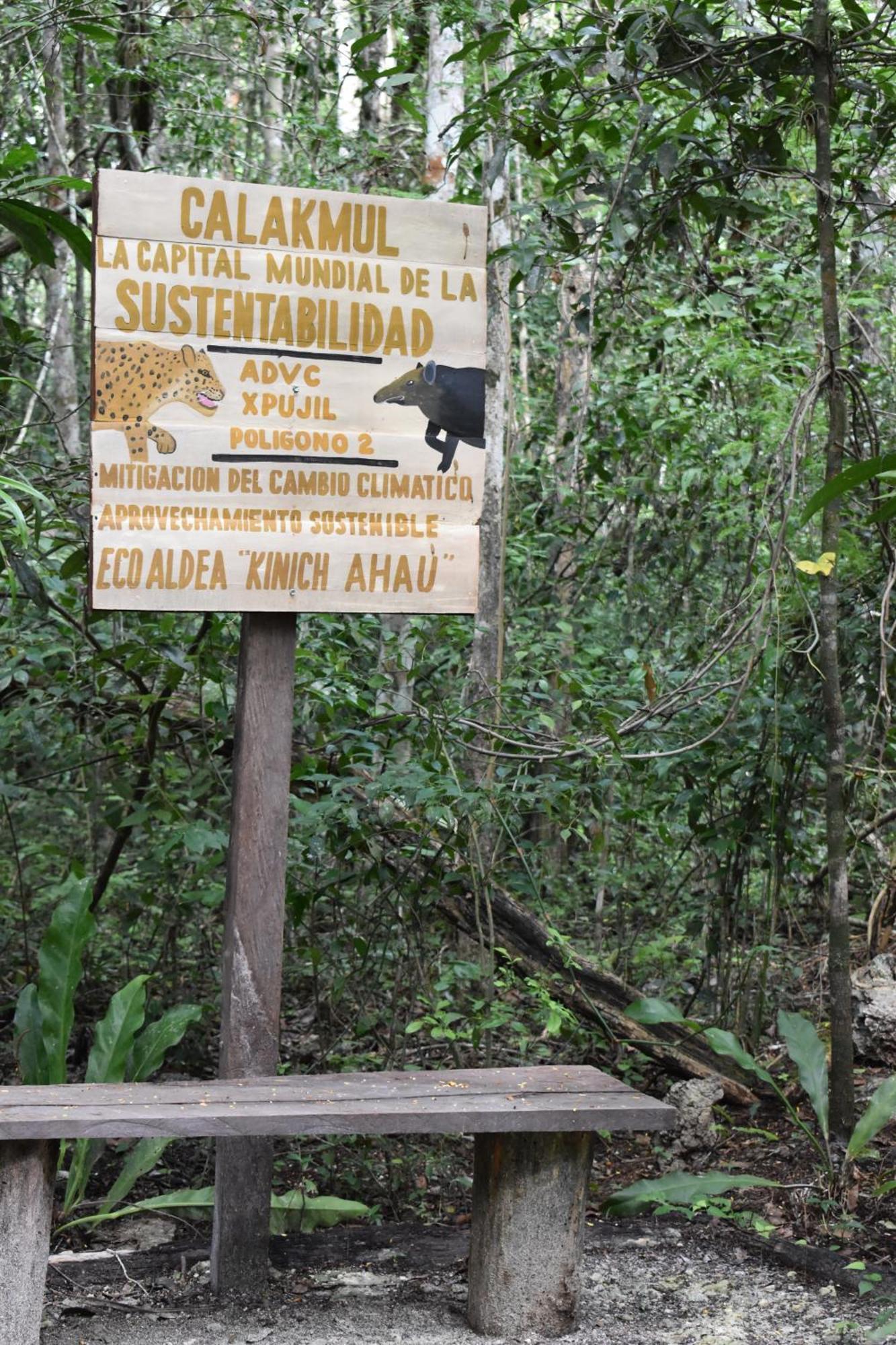 Vila Eco Aldea Kinich Ahau Xpujil Exteriér fotografie